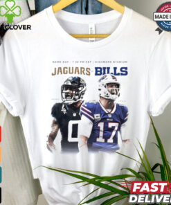 Jaguars at Bills game day Gabe Davis vs Josh Allen shirt