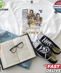 Jahiem White West Virginia Mountaineers 90s Retro Graphic t shirt