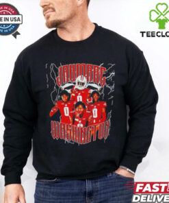 Jahmare Washington lightning Wisconsin Badgers football graphic shirt