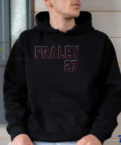 Jake Fraley #27 Cincinnati Reds Baseball 2023 Crewneck Sweatshirt