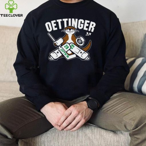 Jake Otter Breaking T Jake Oettinger Otter Dallas Stars T Shirt