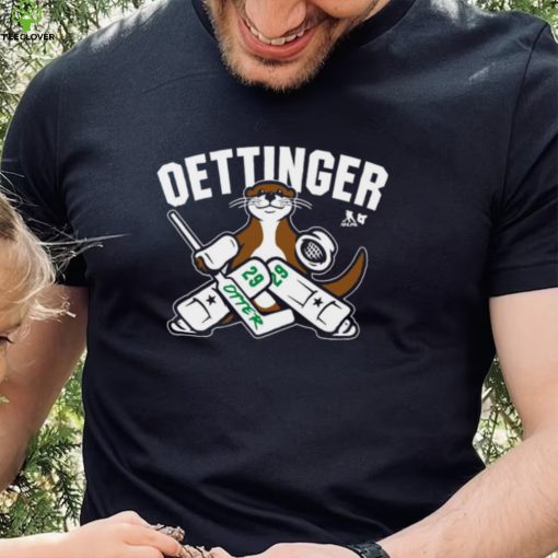 Jake Otter Breaking T Jake Oettinger Otter Dallas Stars T Shirt