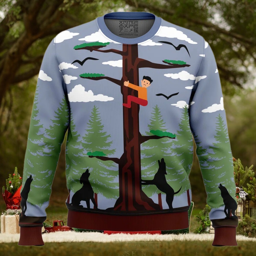 Jake Park Happy Ending Dead by Daylight Ugly Christmas Sweater Jake Park Happy Ending Dead by Daylight Ugly Christmas Sweater