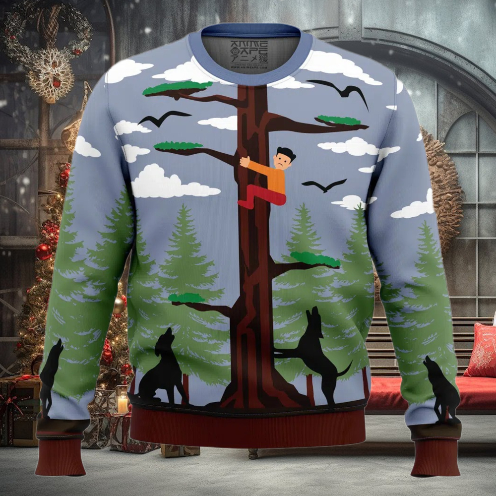 Jake Park Happy Ending Dead by Daylight Ugly Christmas Sweater Jake Park Happy Ending Dead by Daylight Ugly Christmas Sweater