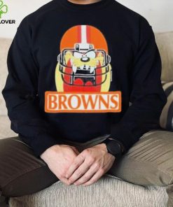 Jake Paul wearing Cleveland browns warner Bros tazmanian taz devil helmet hoodie, sweater, longsleeve, shirt v-neck, t-shirt