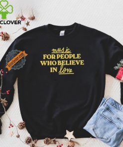 Jake Shane Wearing Music For People Who Believe In Love Shirt