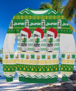 Jalapenos Pale Ale For Christmas Gifts Ugly Xmas Wool Knitted Sweater