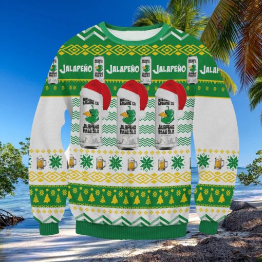 Jalapenos Pale Ale For Christmas Gifts Ugly Xmas Wool Knitted Sweater