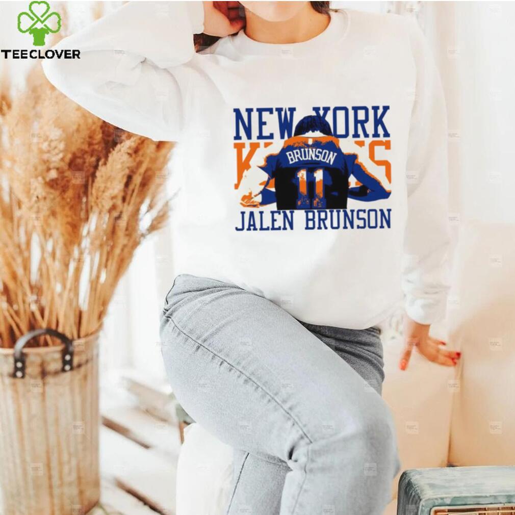 Jalen Brunson 11 back New York Knicks player 2024 art shirt Jalen Brunson 11 back New York Knicks player 2024 art shirt