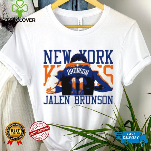 Jalen Brunson 11 back New York Knicks player 2024 art shirt