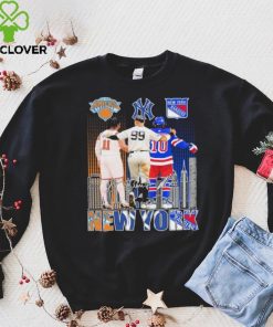 Jalen Brunson Aaron Judge And Artemi Panarin New York City Sports Teams Signatures Shirt