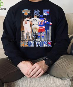 Jalen Brunson Aaron Judge And Artemi Panarin New York City Sports Teams Signatures Shirt