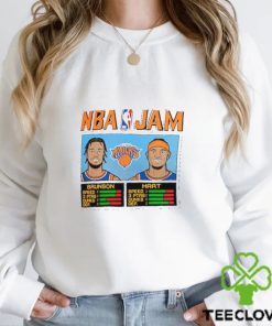 Jalen Brunson Josh Hart New York Knicks Homage Unisex Nba Jam T Shirt