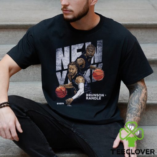 Jalen Brunson & Julius Randle New York Duo WHT SHIRT