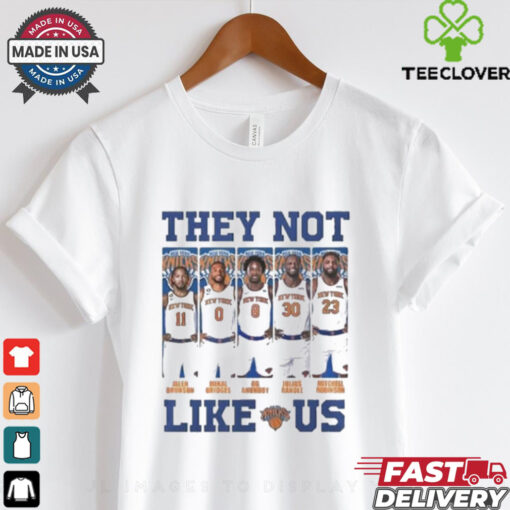 Jalen Brunson Mikal Bridges Og Anunoby New York Knicks They Not Like Us T shirts