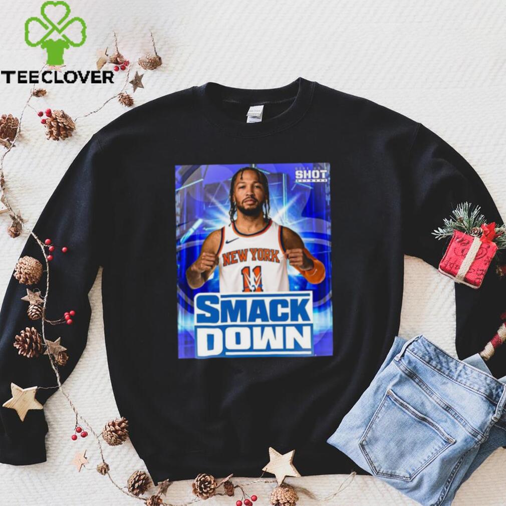 Jalen Brunson New York Knicks Set To SmackDown Shirt Jalen Brunson New York Knicks Set To SmackDown Shirt