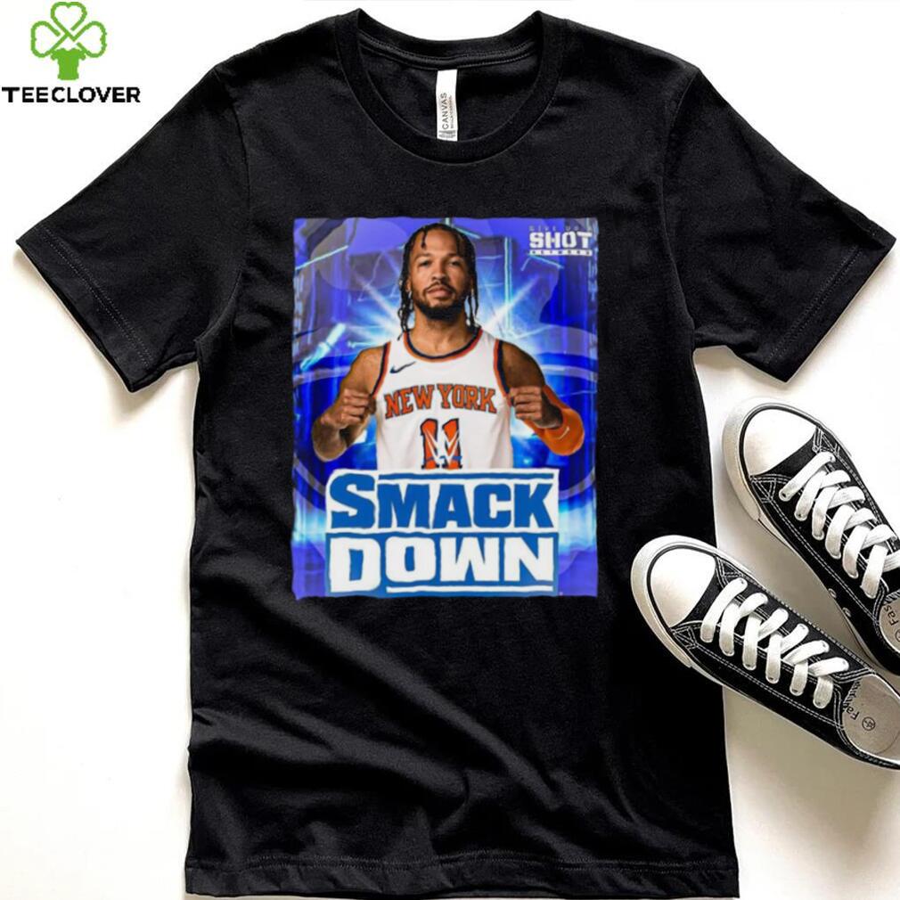 Jalen Brunson New York Knicks Set To SmackDown Shirt Jalen Brunson New York Knicks Set To SmackDown Shirt