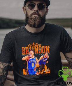 Jalen Brunson New York Knicks signature shirt 1 Jalen Brunson New York Knicks signature shirt