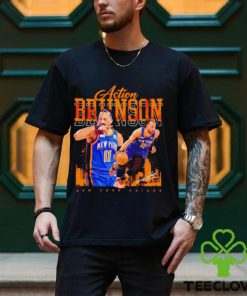 Jalen Brunson New York Knicks signature shirt 3 Jalen Brunson New York Knicks signature shirt