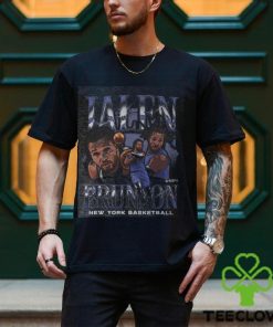 Jalen Brunson New York Vintage WHT SHIRT