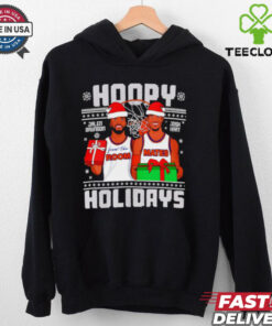 Jalen Brunson and Josh Hart Hoopy Holidays New York Knicks ugly Christmas shirt