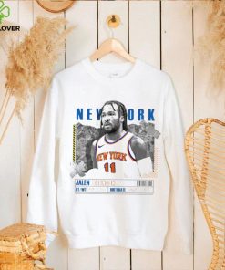 Jalen Brunson number 11 New York Knicks basketball player paper poster shirt