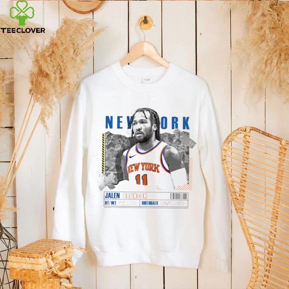 Jalen Brunson number 11 New York Knicks basketball player paper poster shirt Jalen Brunson number 11 New York Knicks basketball player paper poster shirt