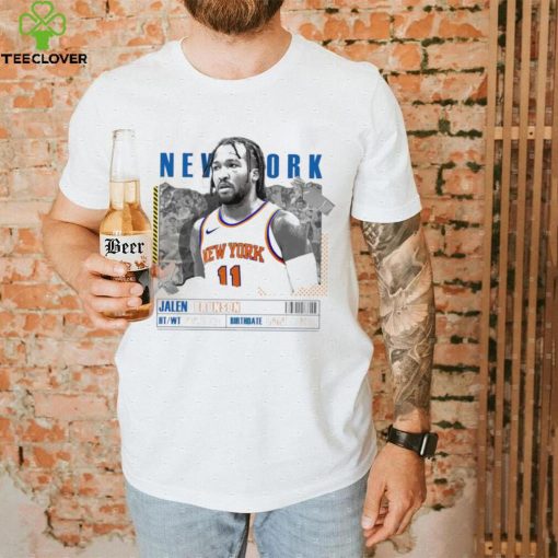 Jalen Brunson number 11 New York Knicks basketball player paper poster shirt