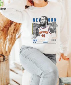 Jalen Brunson number 11 New York Knicks basketball player paper poster shirt