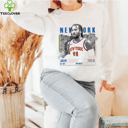 Jalen Brunson number 11 New York Knicks basketball player paper poster shirt