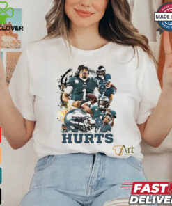 Jalen Hurt Cool Vintage Eagles Tshirt