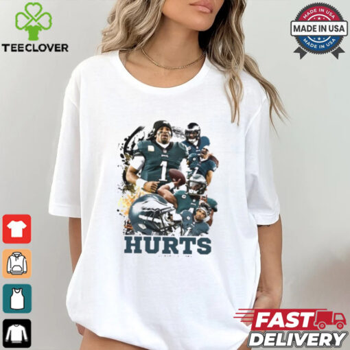 Jalen Hurt Cool Vintage Eagles Tshirt