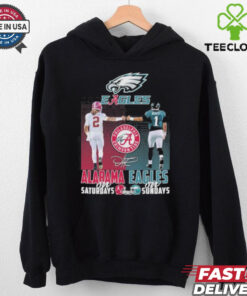 Jalen Hurts Alabama Eagles On Saturdays And On Sundays Shirt