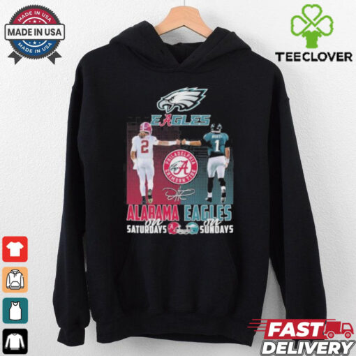 Jalen Hurts Alabama Eagles On Saturdays And On Sundays Shirt