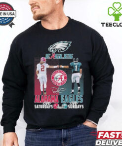 Jalen Hurts Alabama Eagles On Saturdays And On Sundays Shirt