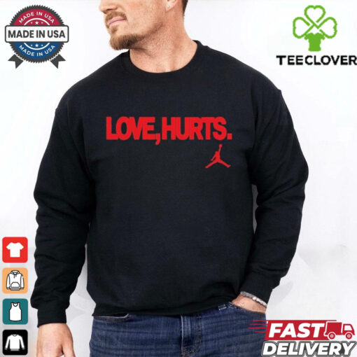 Jalen Hurts Love Hurts Jordan Logo T shirts