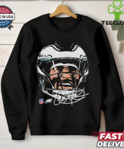 Jalen Hurts Philadelphia Eagles NFL football big face signature graphic shirt
