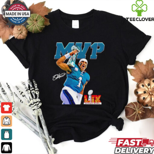 Jalen Hurts Philadelphia Eagles Super Bowl LIX signature shirt