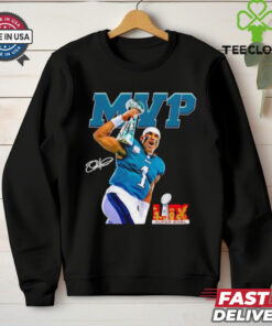 Jalen Hurts Philadelphia Eagles Super Bowl LIX signature shirt