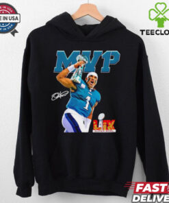 Jalen Hurts Philadelphia Eagles Super Bowl LIX signature shirt