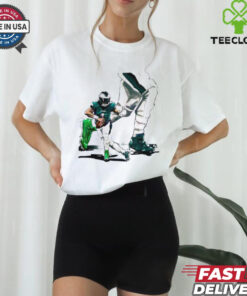 Jalen Hurts Philadelphia Eagles art t shirt football for men