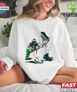 Jalen Hurts Philadelphia Eagles art t shirt football for men