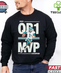 Jalen Hurts QB1 MVP Champion Philadelphia Eagles 2024 shirt