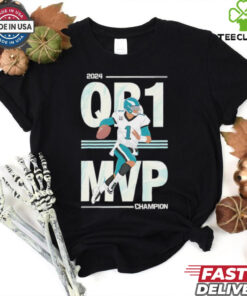 Jalen Hurts QB1 MVP Champion Philadelphia Eagles 2024 shirt