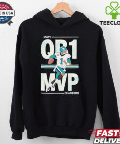 Jalen Hurts QB1 MVP Champion Philadelphia Eagles 2024 shirt