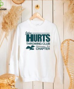 Jalen Hurts Throwing Club Philadelphia Chapter Shirt