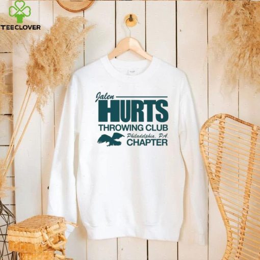 Jalen Hurts Throwing Club Philadelphia Chapter Shirt