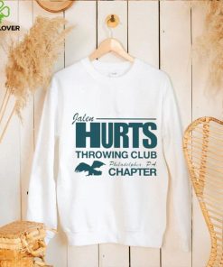 Jalen Hurts Throwing Club Philadelphia Pa Chapter Shirt