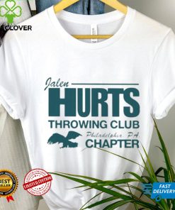 Jalen Hurts Throwing Club Philadelphia Pa Chapter Shirt