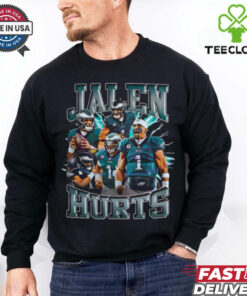 Jalen Hurts Vintage 90s Philadelphia Eagles Football Players shirt
